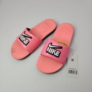 NWT Barbie Core Pink Nike Slides in sz wu 37.5 (7 womens) or 5Y